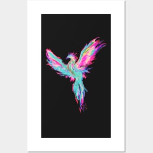 rainbow Pheonix Posters and Art